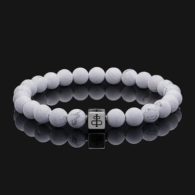 Zen] Mix Natural Gemstone Beaded Bracelet – Meaning Less Art Inc.